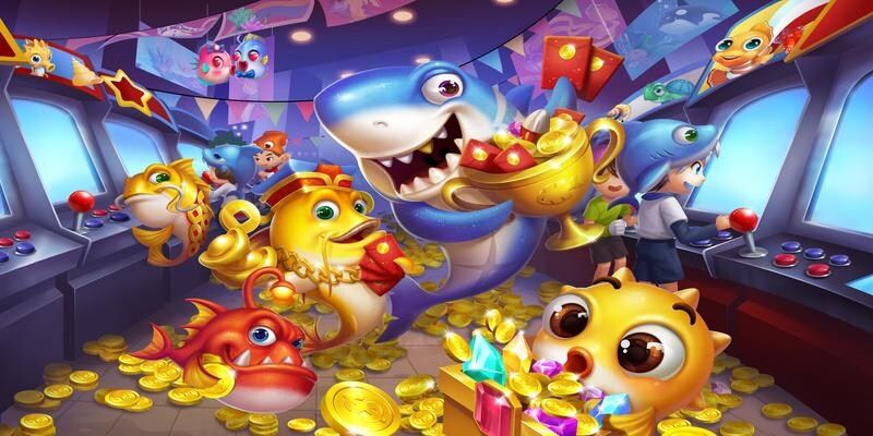 Gods Slash Fish mang đến trải nghiệm arcade sôi động với lối chơi hấp dẫn